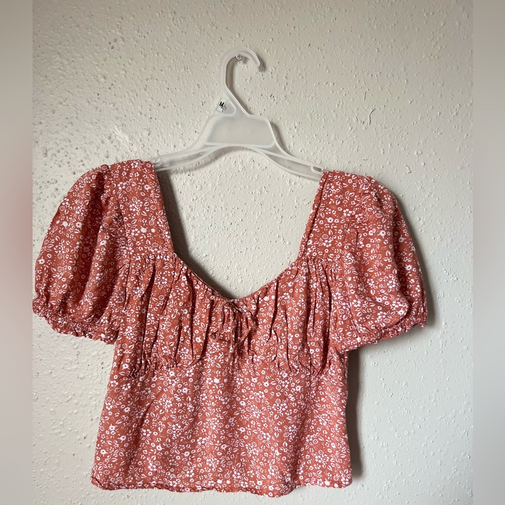 Crop top floral Size M